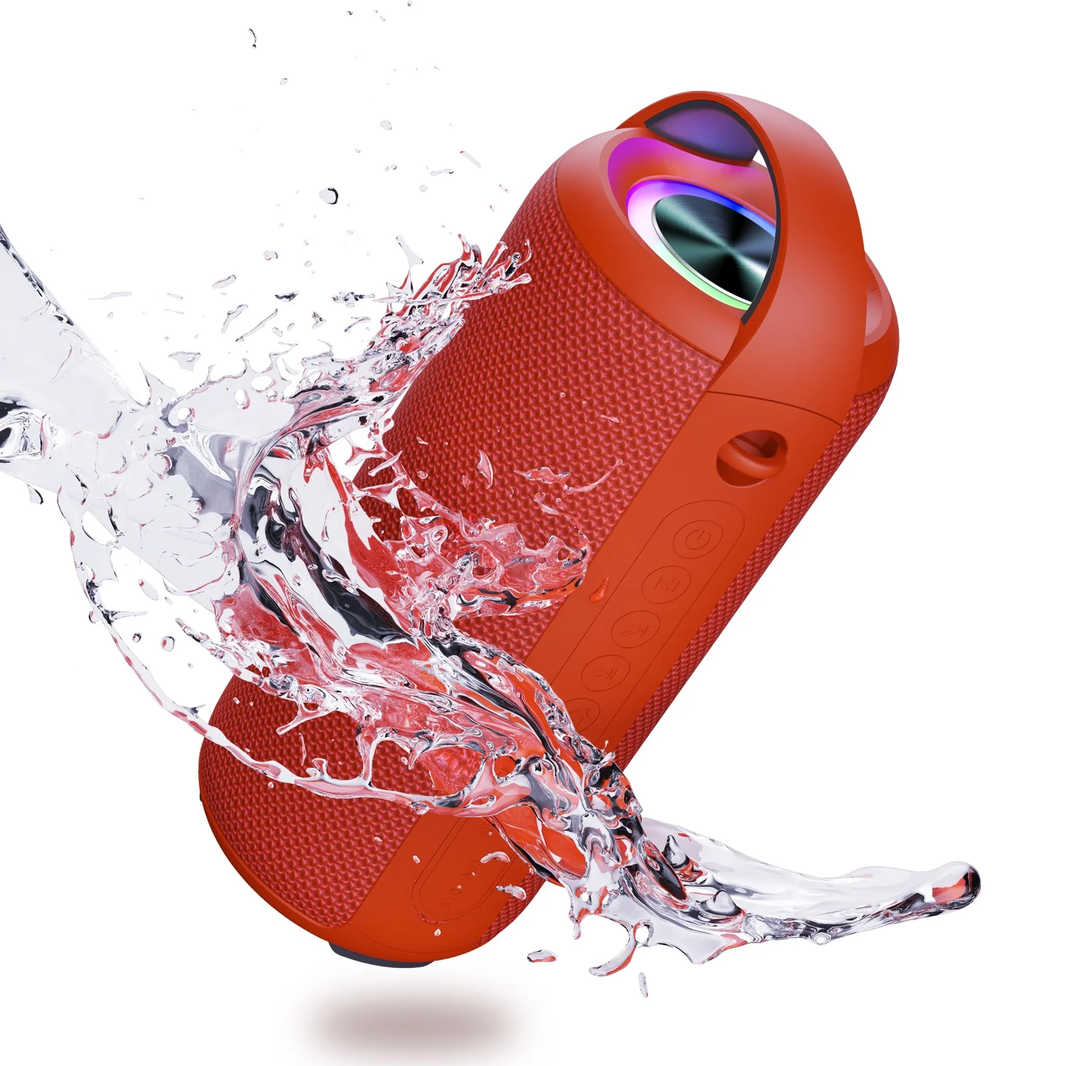 IPX6 Portable Speaker Waterproof Bluetooths bass wireless LED portable Speaker