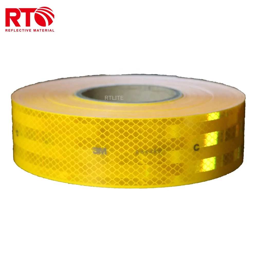 5.08cm*50m Professional Supplier For Acrylic/PMMA Reflector Reflective Sheet Sheeting Sticker With Adhesive for Truck Trailer