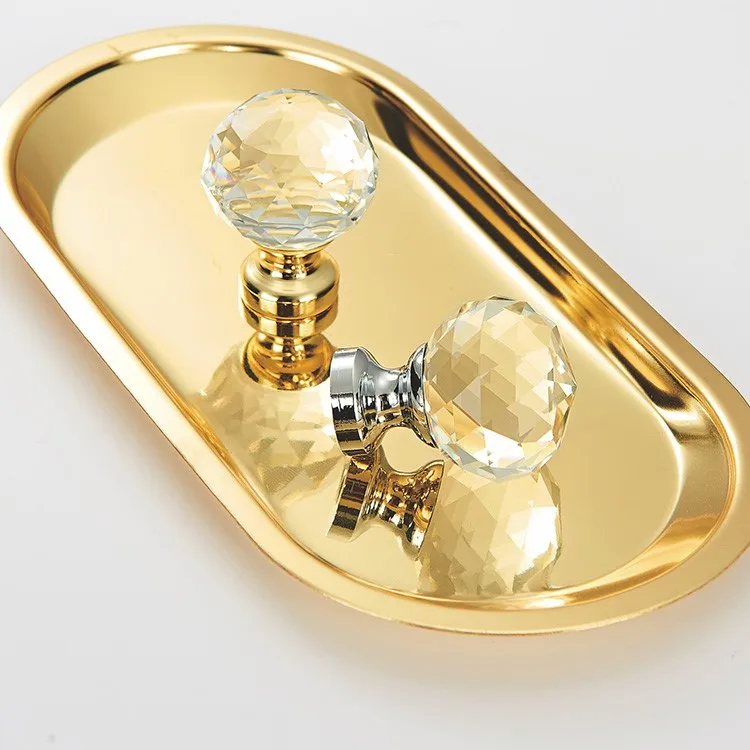 fashion round circle shape crystal diamond gear shift cabinet dresser drawer handle knob