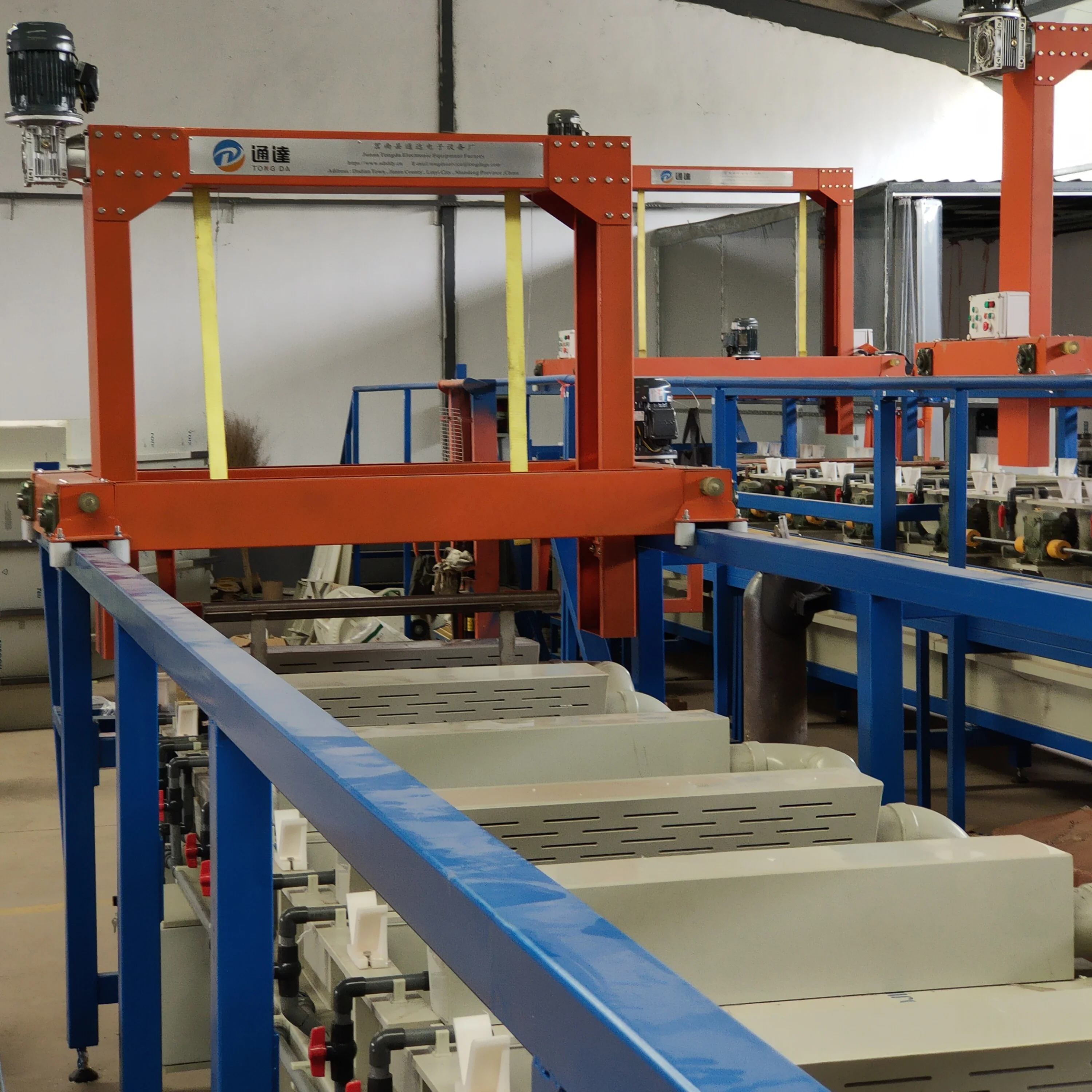 TD -   nickel electroplating machine automatic racks electroplating  zinc plating line electroplating