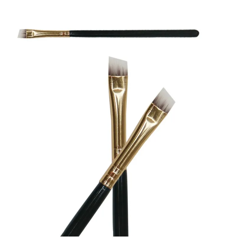 High Quality Wholesale Supply Nylon Brow Brush Angled Eyebrow Brush