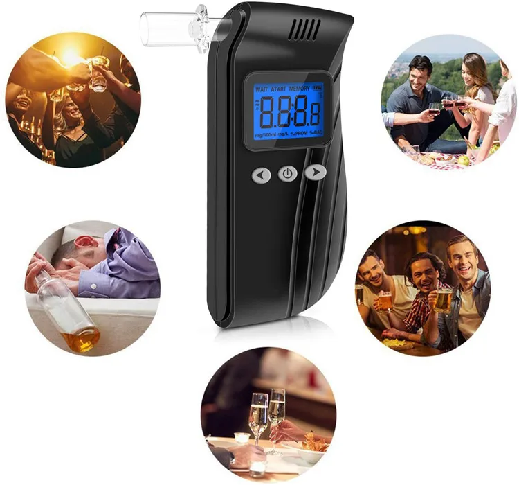 High Accurate Breathalyzer with LCD Digital Display Wholesale Alcohol Checker Alcohol Breathalyzer