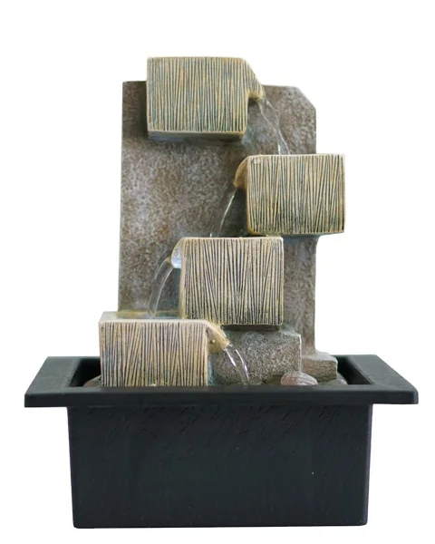 tabletop garden fountain home decor indoor water flowing indoor patio furniture