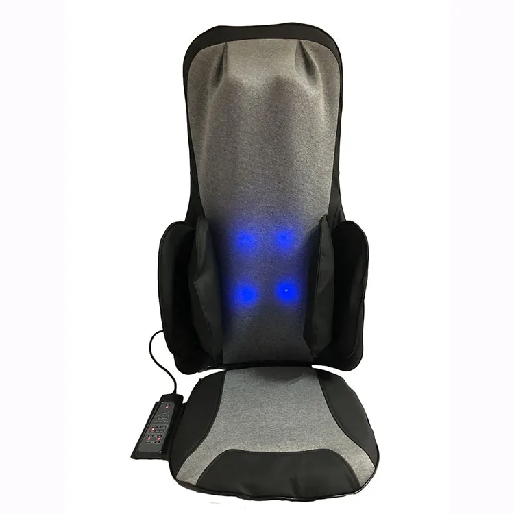Shiatsu Neck & Back Massager with Heat, Full Back Kneading  Rolling Massage, Massage Chair pad with heat and compression