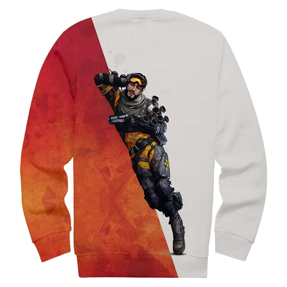 No Moq Mixed Size Designs Sweatshirt In Game Design Print Competitive Price Pull Over Hoodie Wholesale Hoodies Supplier
