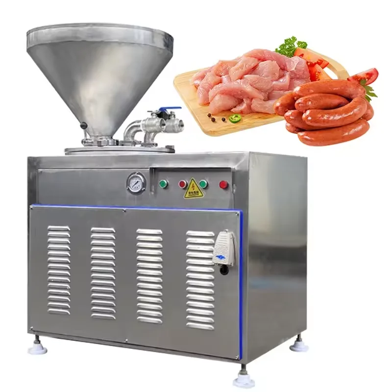 20 30 50KG Hydraulic Large Capacity Chicken Meat Sausage Enema Making Stuffer Filling Bundling Tying Maker Machine