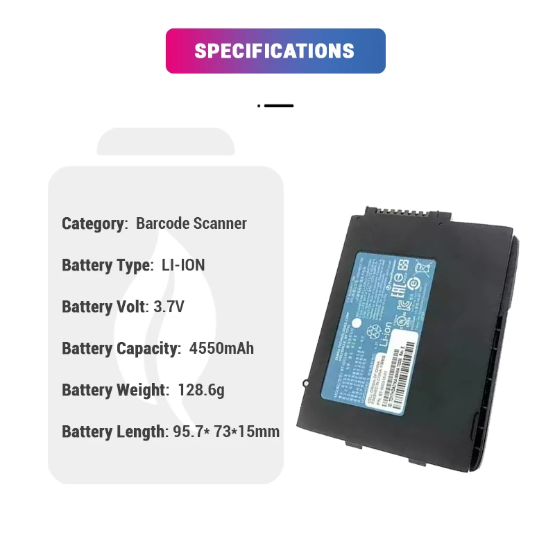 3.7V 4550mAh Li-ion rechargeable replacement BT-000318 82-171249-01 82-171249-02 TC70 TC75 battery for Barcode Scanner