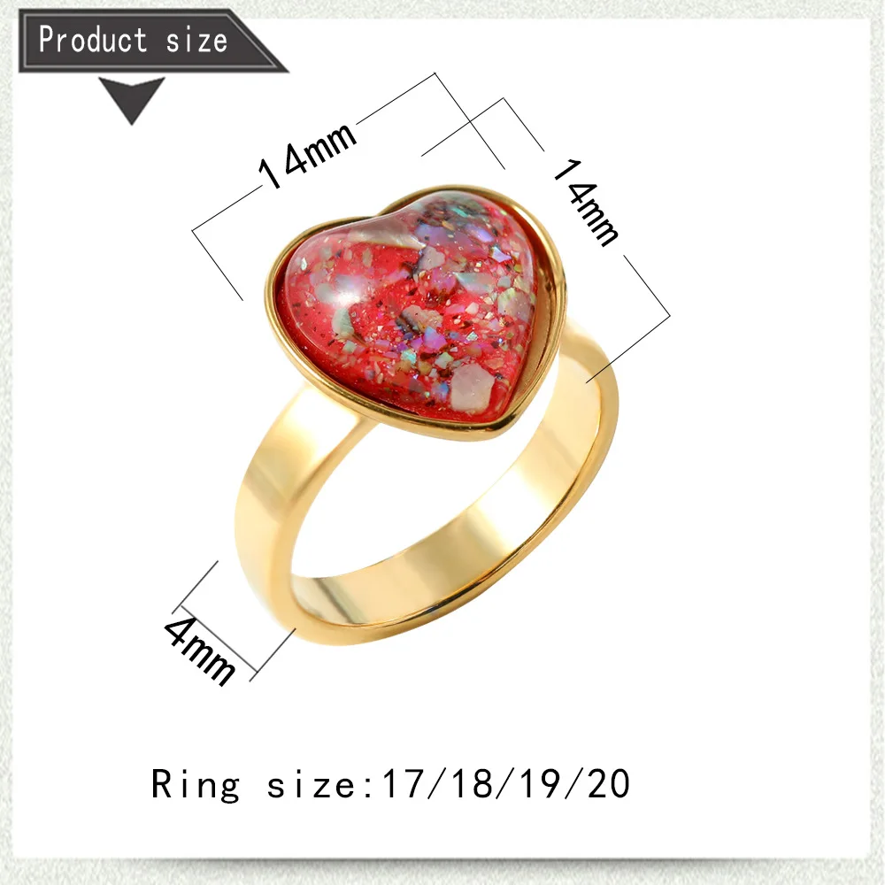 36PC/BOX Bohemia Vintage Natural Stone Gold Plating Ring Colorful Cat Eye Titanium Finger Men lady Stainless steel Rings