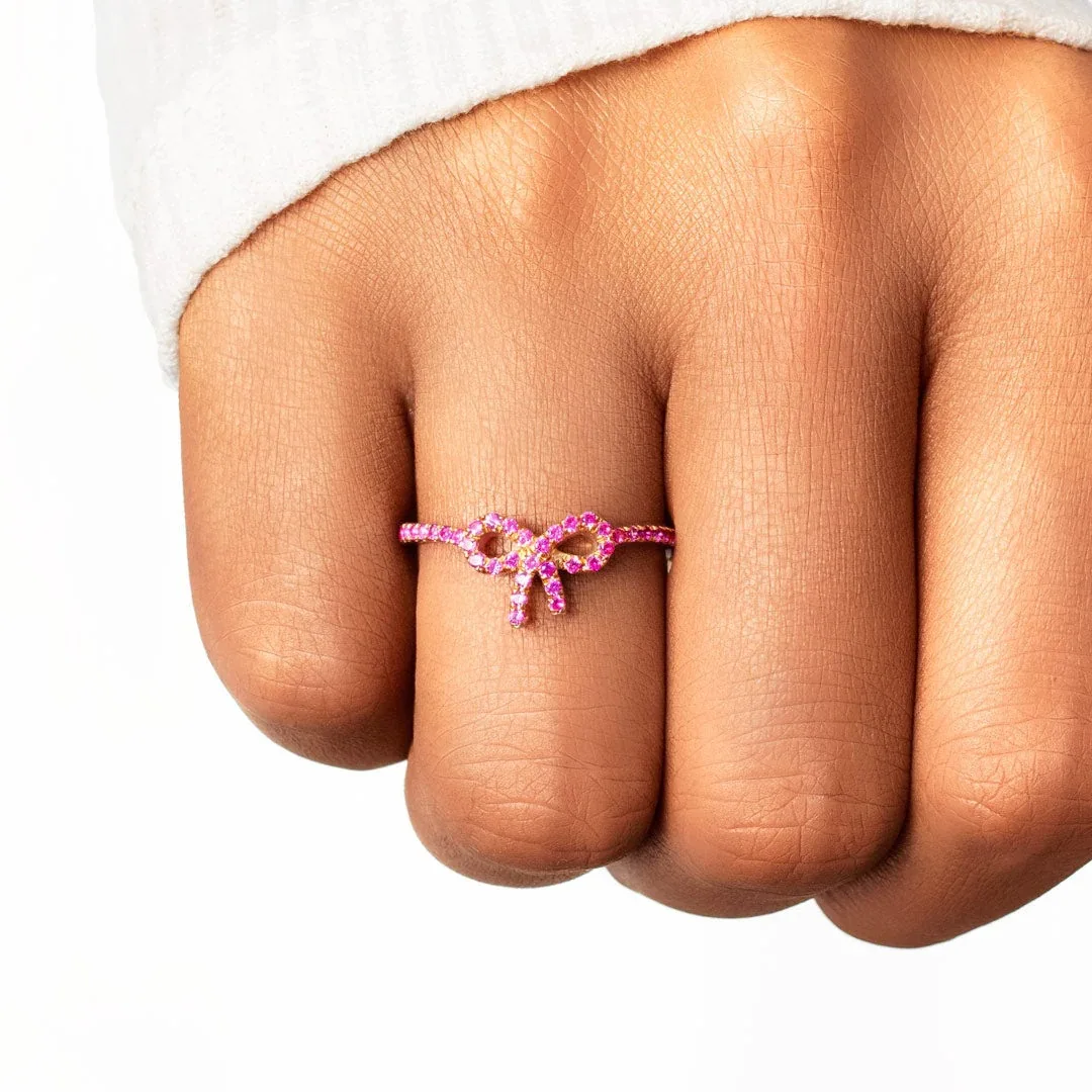 Fashion Jewelry Rings Pink Rings Jewelry For Women, Simulated Diamond Cross Designs, Perfect for Stacking Layering on Thumb