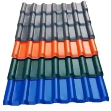 Nice quality Roofing Tile Type Synthetic Resin ASA Colombia pvc Spanish Roof Tiles