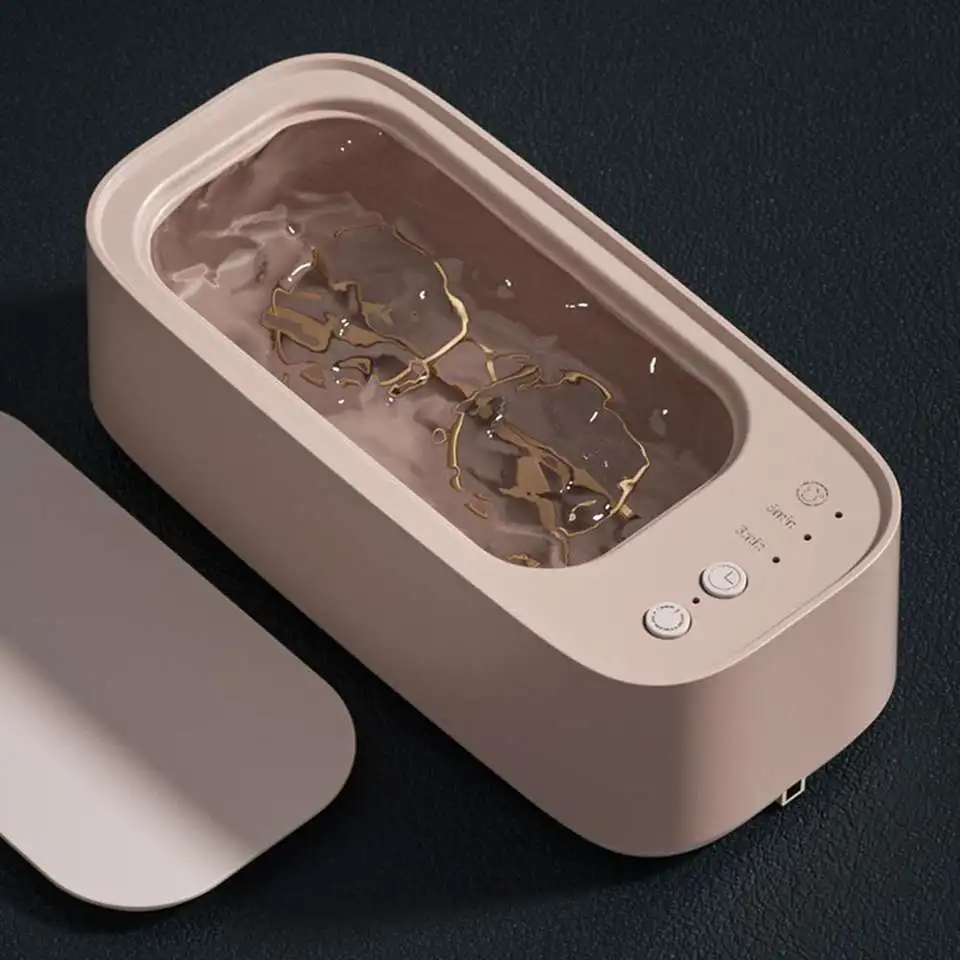 Portable Professional Ultrasonic Cleaner Mini Jewelry Cleaner Small Ultrasonic Cleaning Machine For Eyeglasses Rings Necklaces