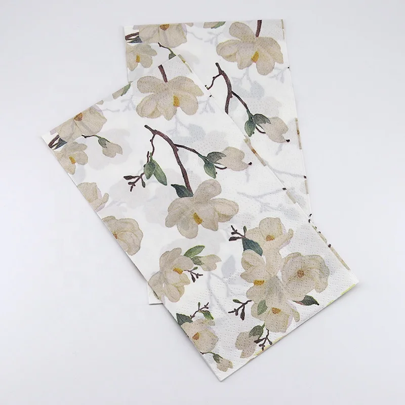 Custom Printed 3ply Pure Cellulose Cocktail Napkin Luncheon Napkin Dinner Napkin