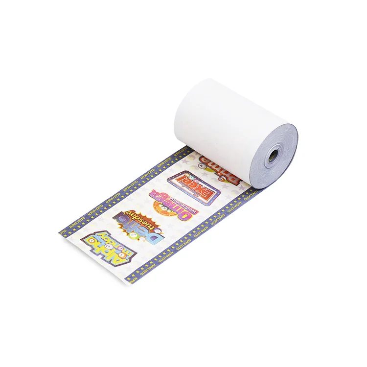 Factory wholesale customized logo thermal paper roll 57x40 cash register roll for supermarket