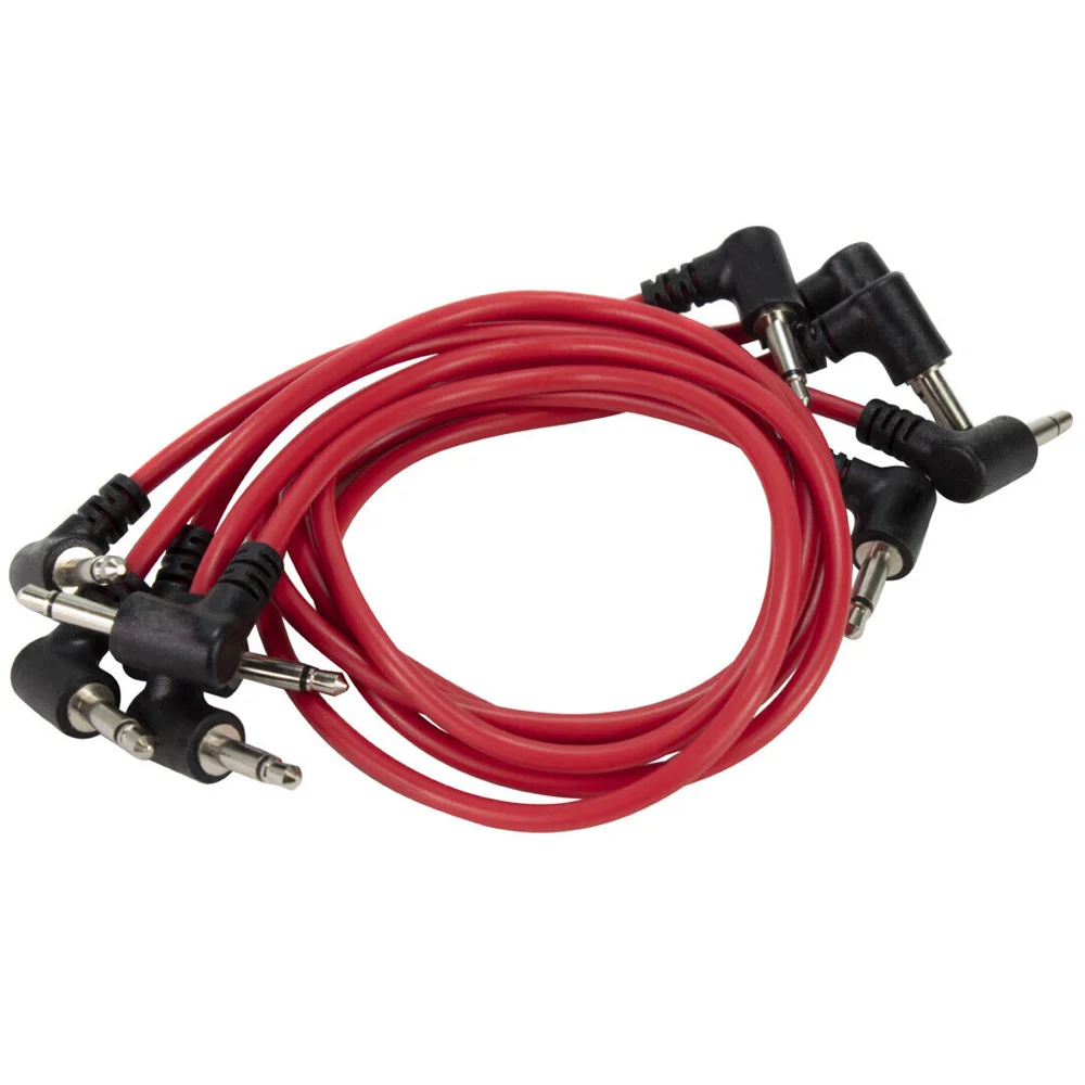 Right Angled Modular synth Mono Patch Cable 3.5mm Eurorack