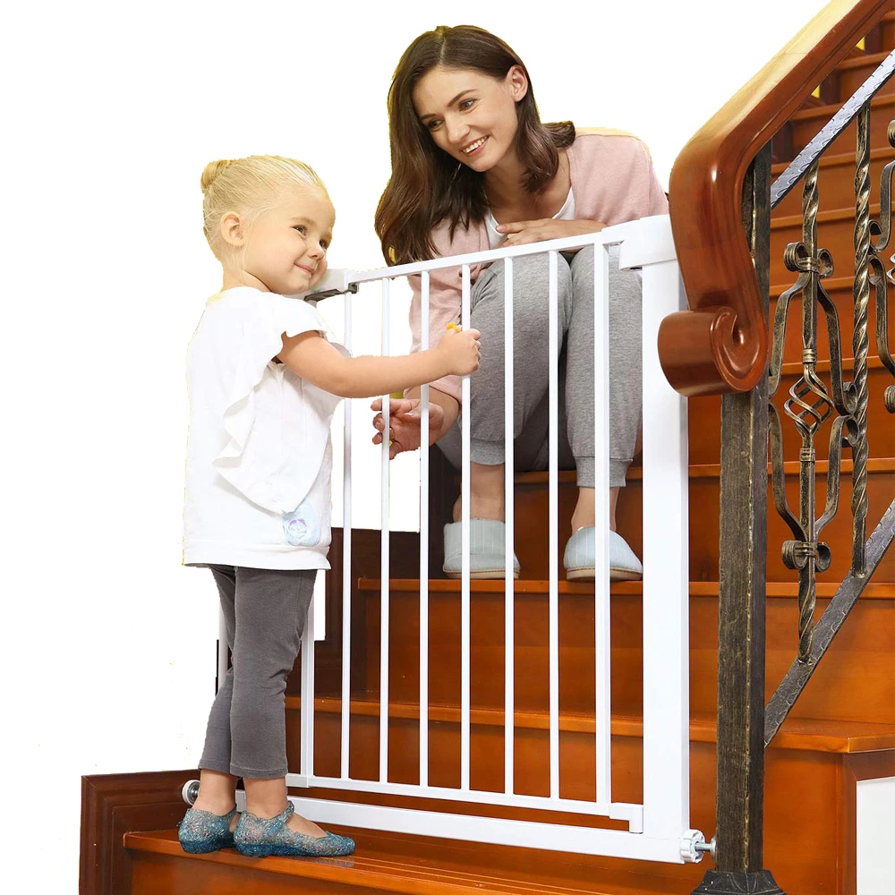 Child protection stair guardrail baby safety door pet isolation fence Baby safety fence