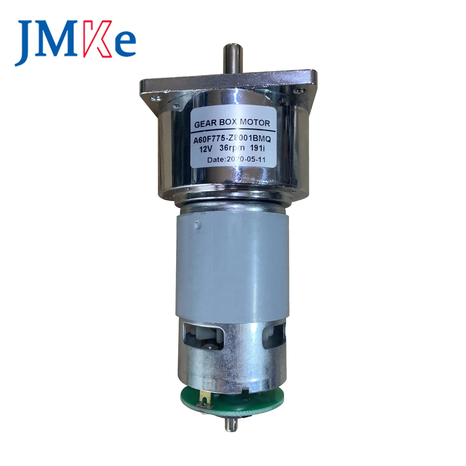 JMKE Central Shaft GA60-775 12V 24V 775 motor with low rpm Brushed DC gear motor with encoder