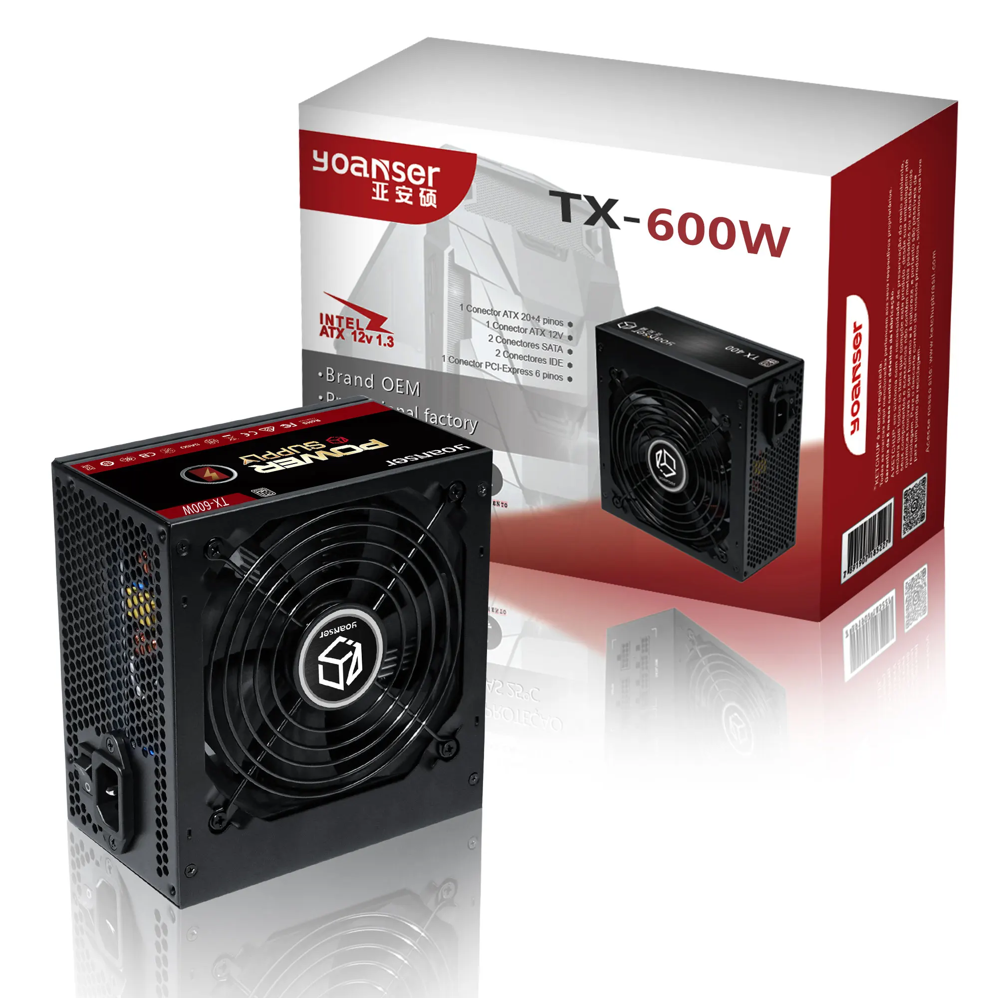 Computer Office Gaming Power Supplies 400W 450W 500W 600W 700W ATX Power Supply For PC Gamer Source Game