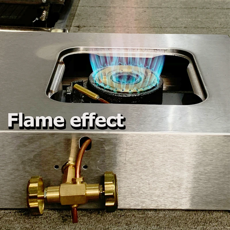 
High pressure valve restaurant use gas wok cooking big burner commercial gas stove 