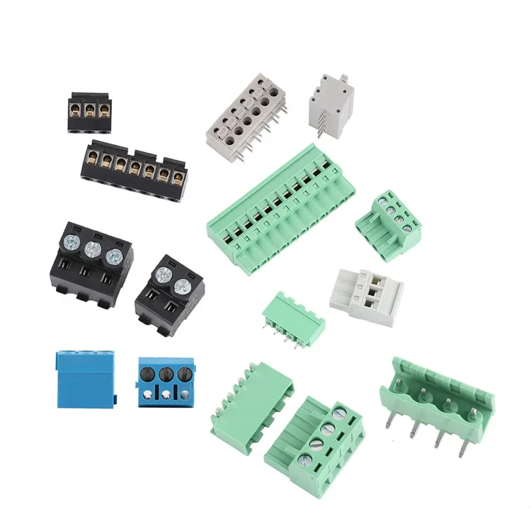 Professional 3.81mm pitch PCB Connector plastic manufacturer 2.54mm 3.5mm 5.00mm spring screw terminal block