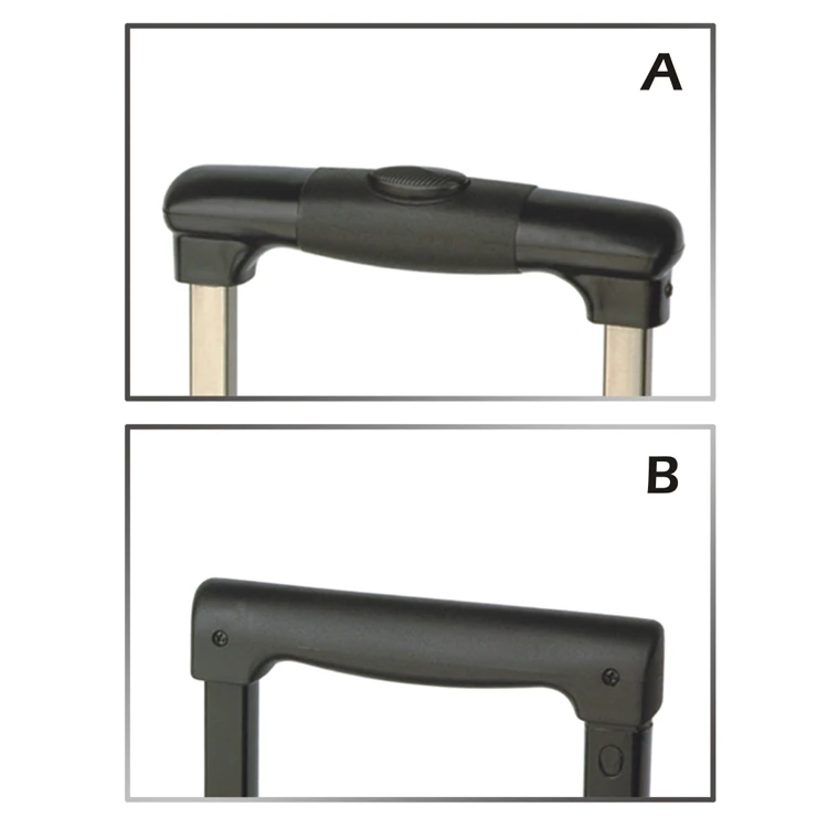 Suitcase Bag Accessories Metal Hardware Push Button Luggage Handle Trolley Handle Pull Rod Adjustable Telescopic Aluminium Part