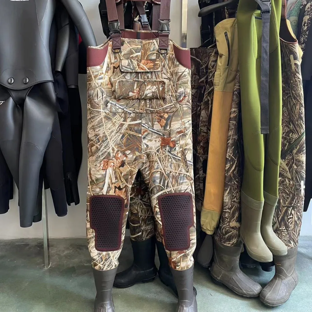 Camouflage custom Waders Adult Jumpsuit Waterproof Neoprene waders Pants