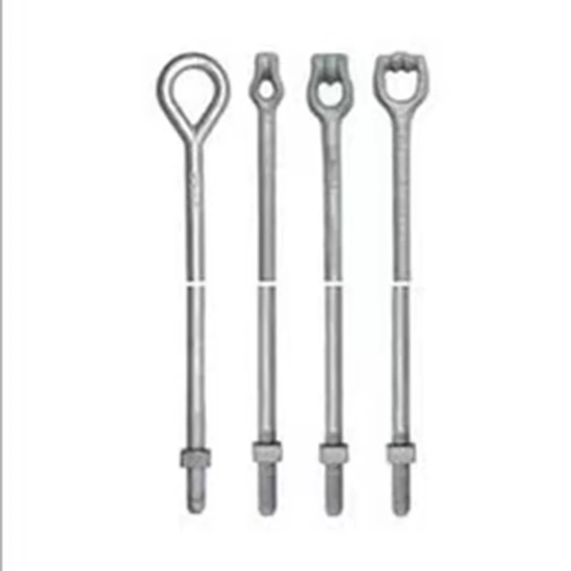 Pole Line Hardware Angle Thimble Eye Bolt3/4 5/8 angle thimble eye bolts