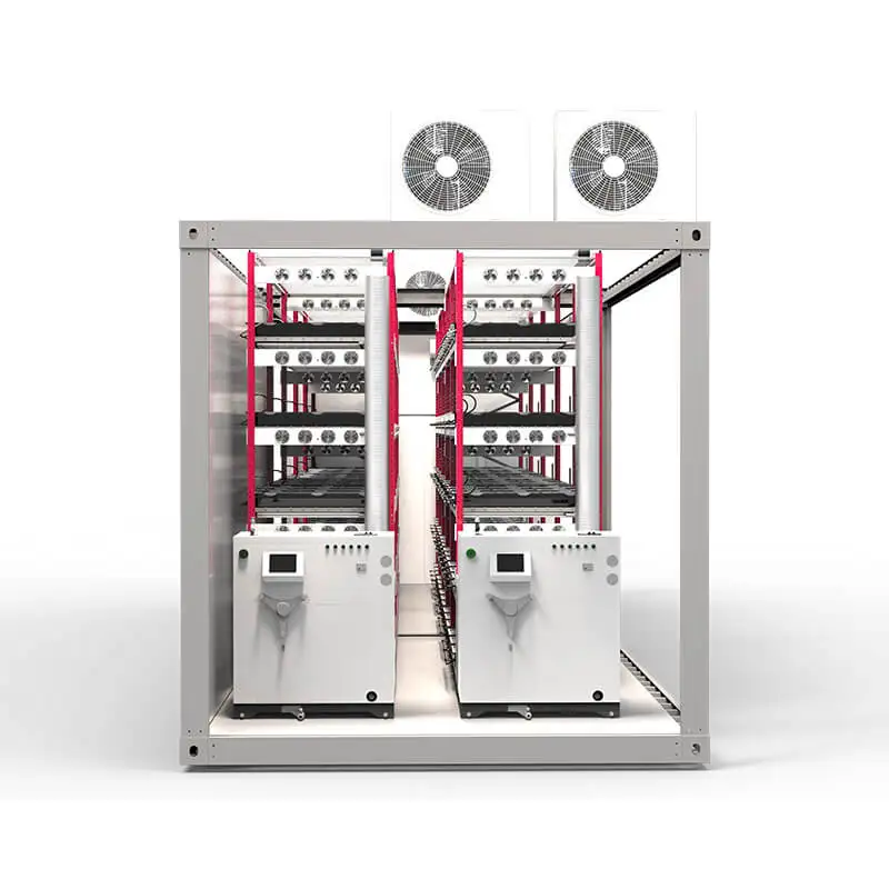 greenhouse climate control microgreen growing container farm