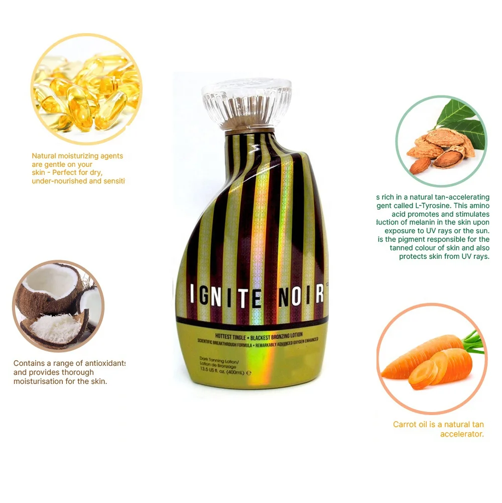 Private Label Sunbed And Suntan HOT TINGLE Extreme Intensifying Tanning Accelerator  Cream