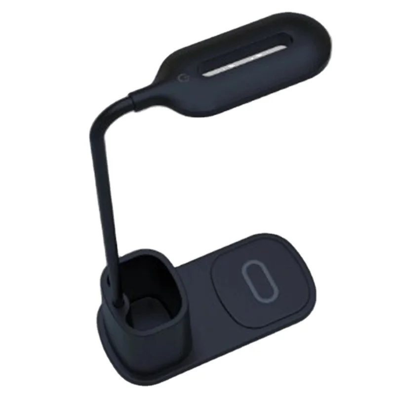 New wireless led cell phone wireless charging desk table lamp with modern foldable bedside table lamp wireless charging phone