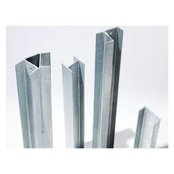 Изготовленный на заводе S235JR стальной H-образный столб H оцинкованный подпорный настенный столб