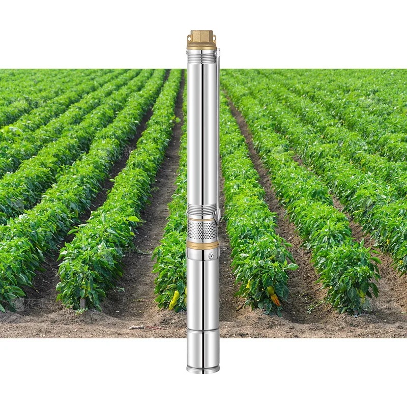 220 Volt Vertical Electric Submersible Hole Centrifugal Water Pump For Deep Well Agriculture