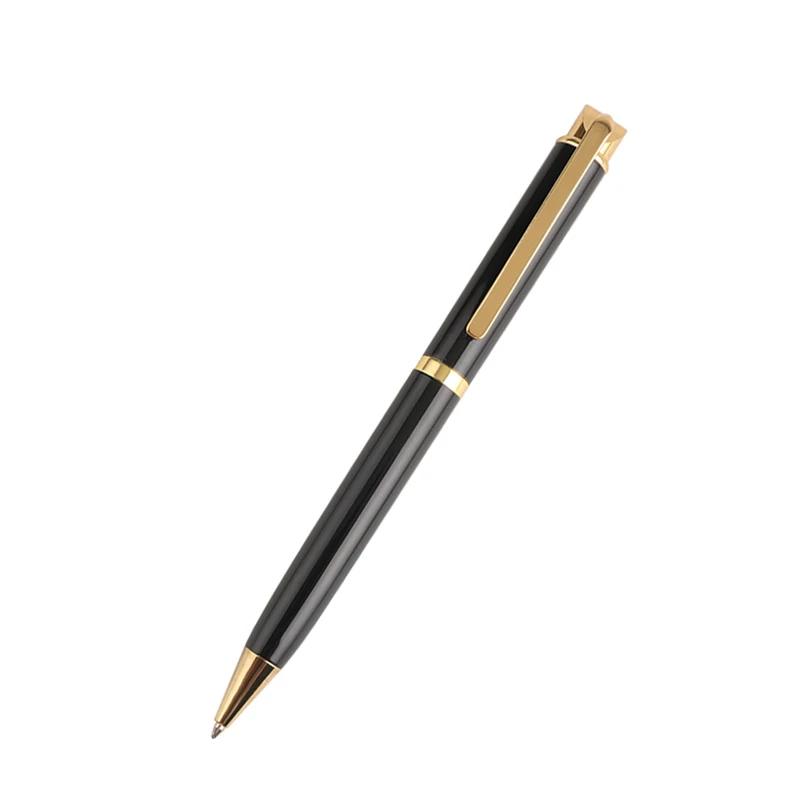 2024 Promotion Fashion Writing Pen Metal Ball Pen Personalized Logo with Replaceable Ballpoint Pen Refills