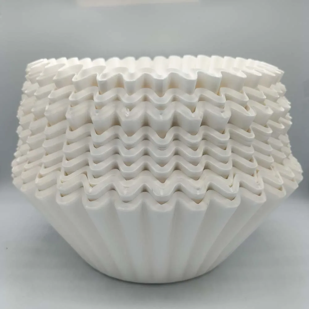 Wave bowl coffee filter paper making machine wholesale 500pcs