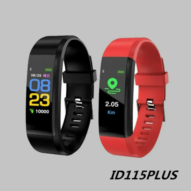  ID115Plus спортивные водонепроницаемые умные часы 115 Plus фитнес трекер активности браслет на