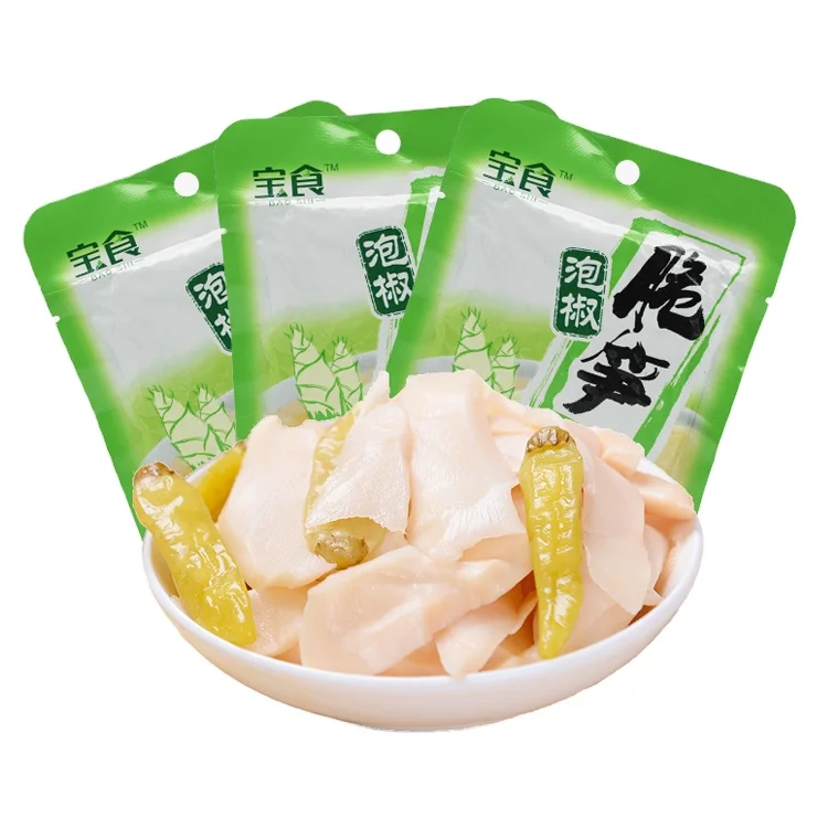 Chinese Organic Healthy instant snack Wild Pepper With Bamboo Shoot Ready To Eat