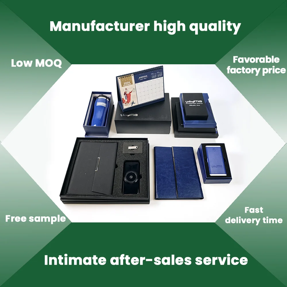 Customizable Promotional Premium Business Gift Set Tech Gadgets With Custom Blank Logo