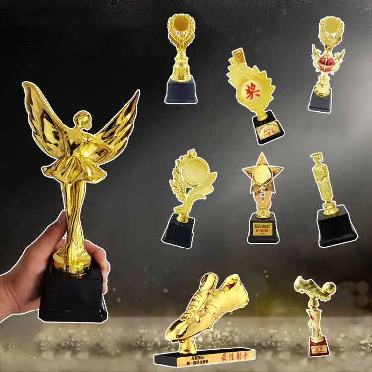 Yiwu Collection  Souvenir Trophy Customized Trophies And Medals China Wholesale star student manufacture medals and trophy