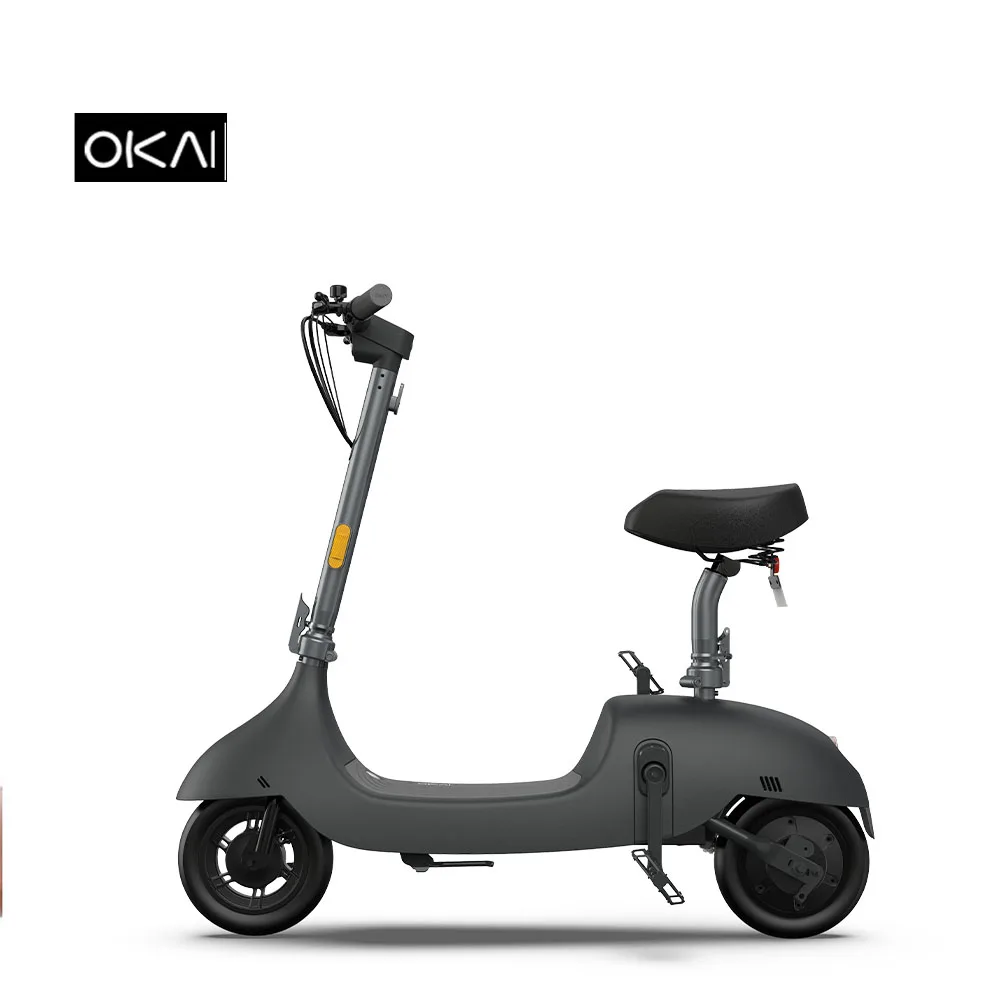
OKAI little dolphin scooter electrique 2021New small KOREA mini adult foldable electric scooter for foot pedal 