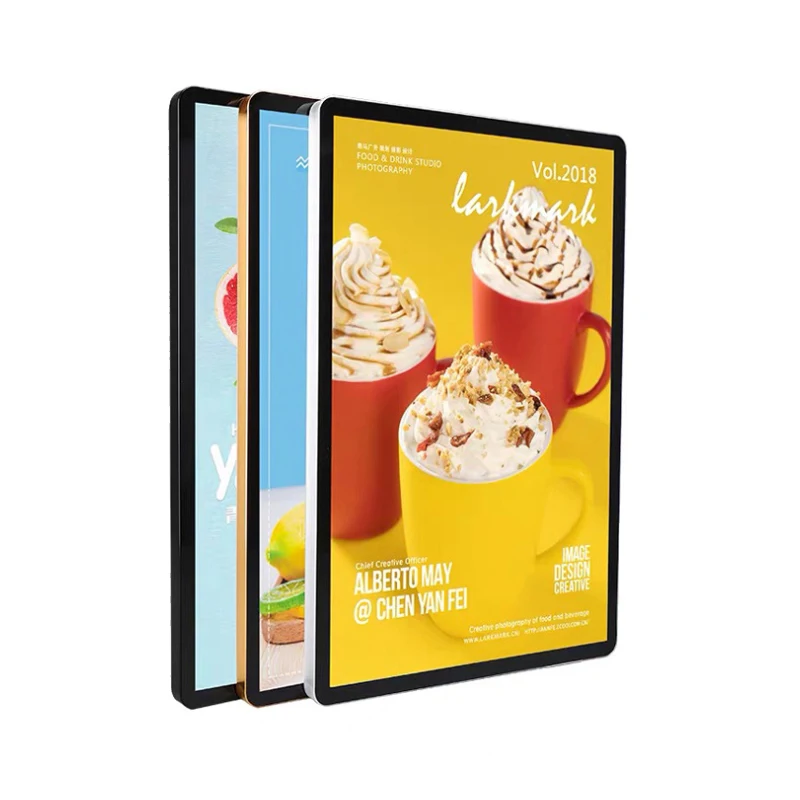 Indoor Advertising Led Light Box Aluminium Frame Billboard wall mounted easy install ultra thin LED backlight poster frame