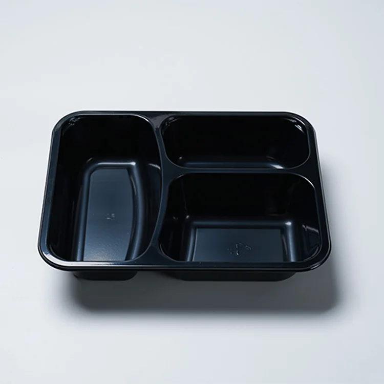Wkai CPET Hot Carry Containers Wholesale Good Quality Serving CPET Plastic Custom Food Packaging Food Container Takeaway Meal Tr