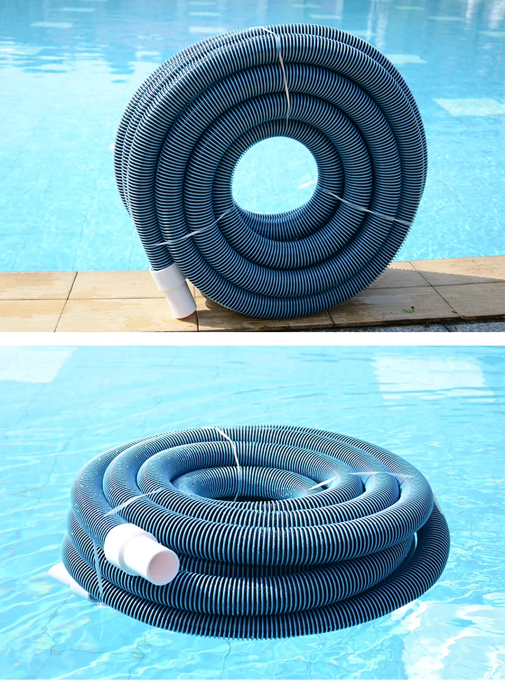 swimming accessories Sprial Wound PE In-Ground Swimming Pool Vacuum Hose with Standard Cuff