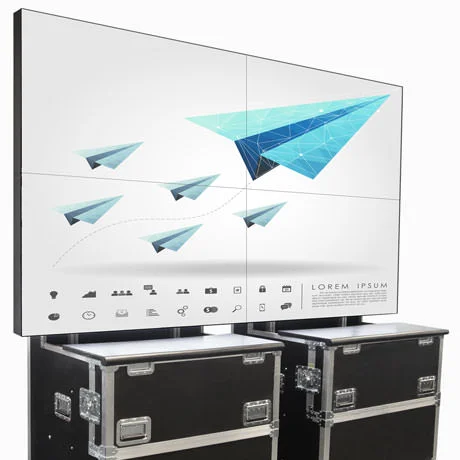 46 49 55Inch LED Backlight 700nits Digital Signage Screen Ultra Narrow Bezel 1.8 3.5mm LCD Video Wall Indoor Advertising Display