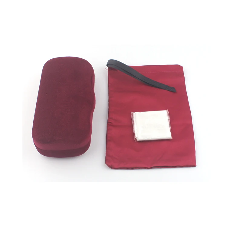 
CE Certified Large Soft Velvet Hard Glasses Case Sunglasses Case With Glasses Bag Glasses Cloth 