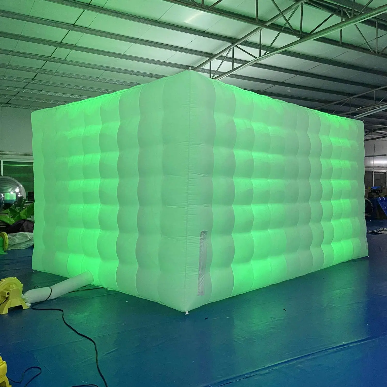 XZ OEM ODM Factory Outlet Inflatable Cube Tent Airblown Square Tent With Led Lights For Outdoor Large Event/Night Club