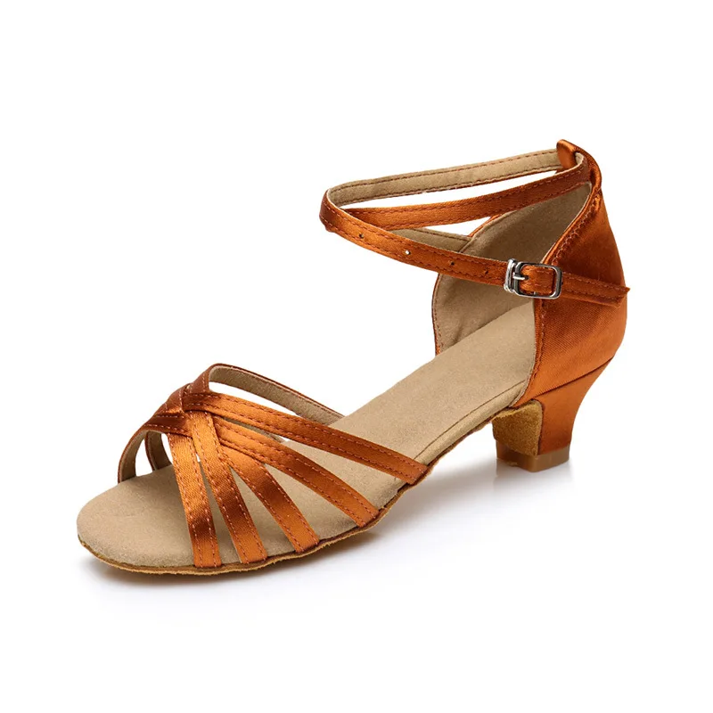 Обувь для латинских танцев детская обувь девочек на высоком каблуке бальных