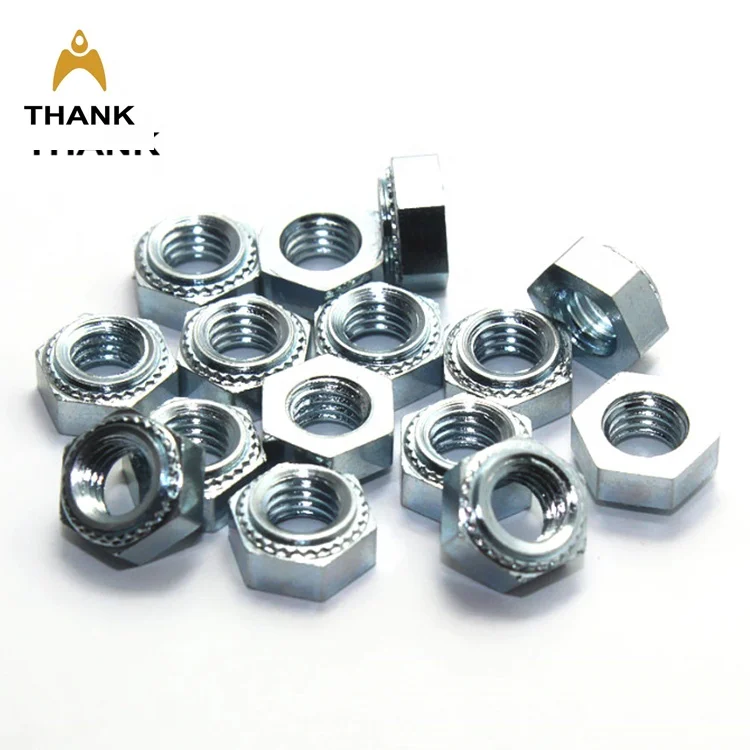 BOB CBN CBNS hex self clinching nut carbon steel and stainless steel M3-M12 self clinch fasteners