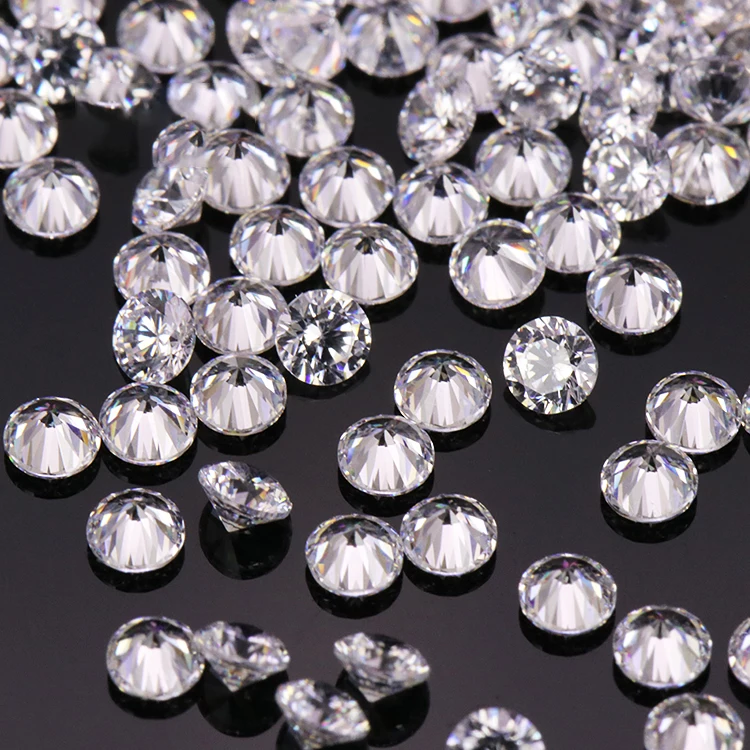 Factory Round Shape White Def G+ Vvs Vs Si Clarity 1.1mm-2.7mm Small Size Hpht Real Loose Lab Grown Diamonds For Jewelry Making