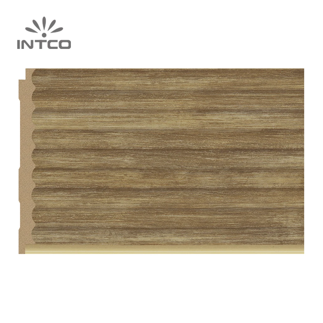 INTCO Hot Selling Easy Install Cornice Baseboard Moulding Indoor Decoration Waterproof Bathroom Wall Panels