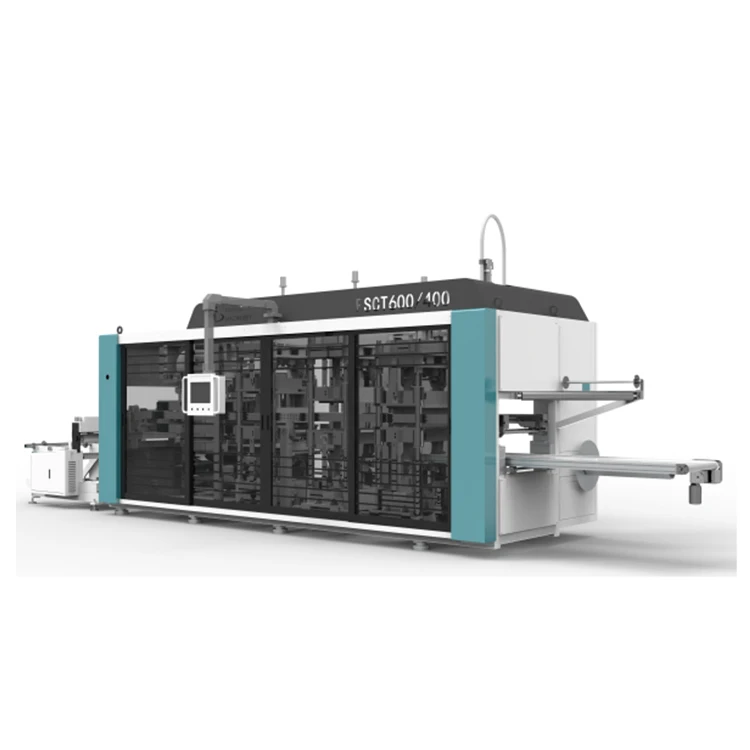 Promotional vacuum low price pvc cup production line multi station plastic thermoforming machines