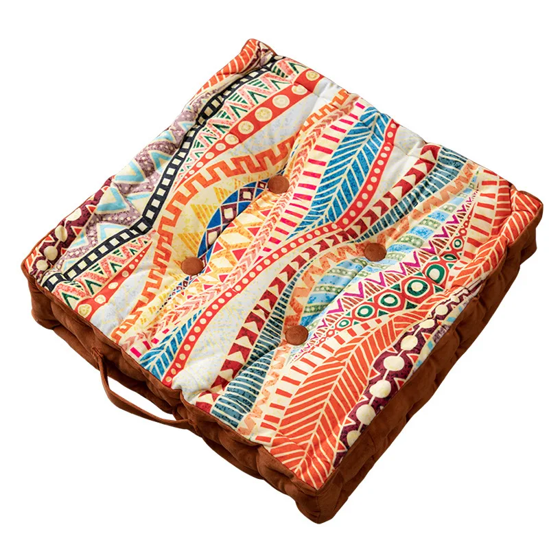 LISO Personalized Custom Digital Printing Velvet Thickened Square Bay Window Tatami Cushion For Dining Decor